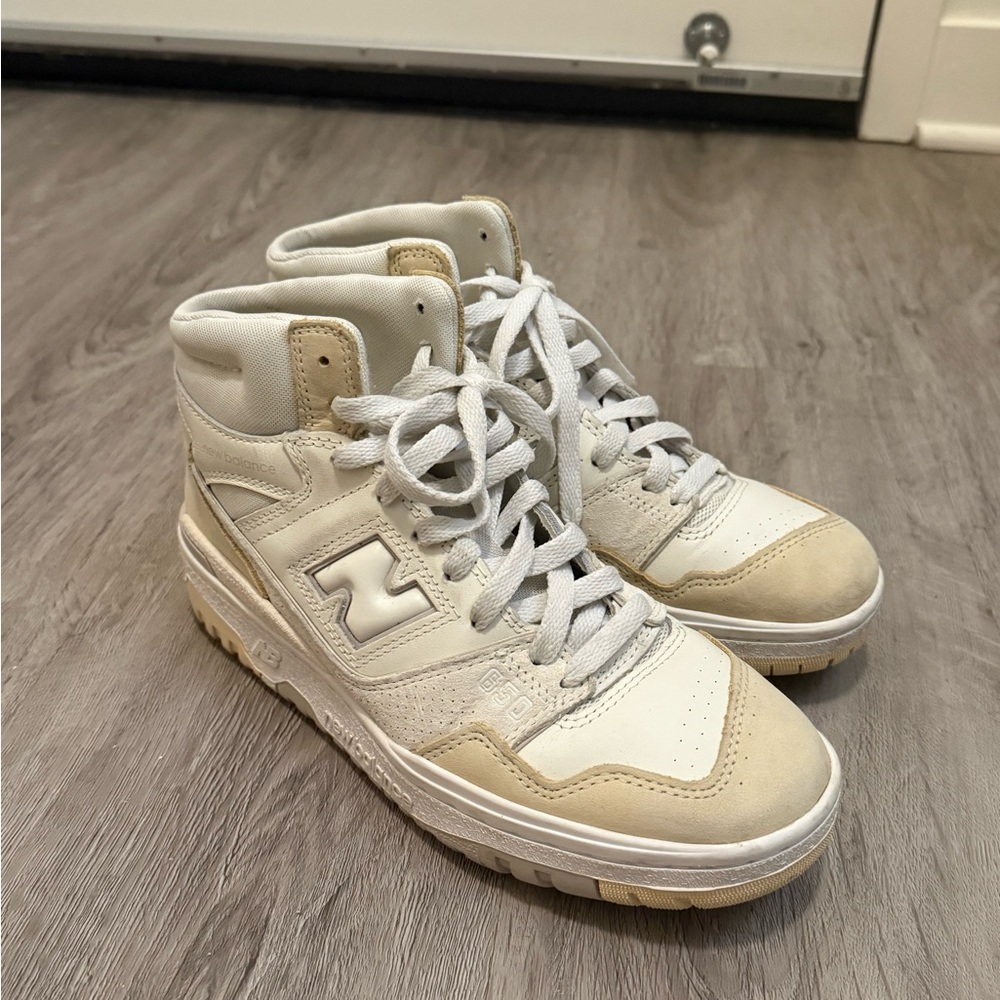 New Balance 650R High Top Sneakers in Angora - Picture 2 of 5